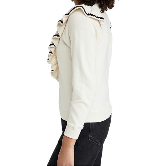 Industry Ivory 100% Cotton Women Sweatshirt M - Picture 4 of 15